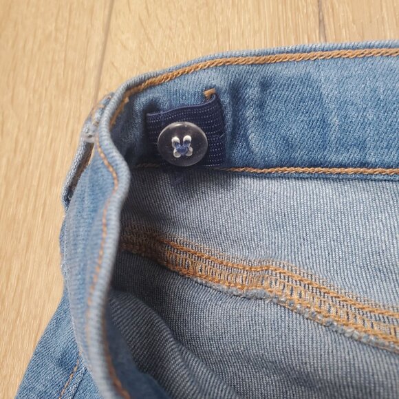 Old Navy Jeans Girls 14 Rockstar Jegging Skinny Mid Rise Ankle Distressed Faded - Picture 5 of 14